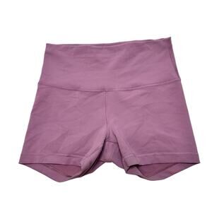 Lululemon Align Pink Mauve Align Shorts Size 6